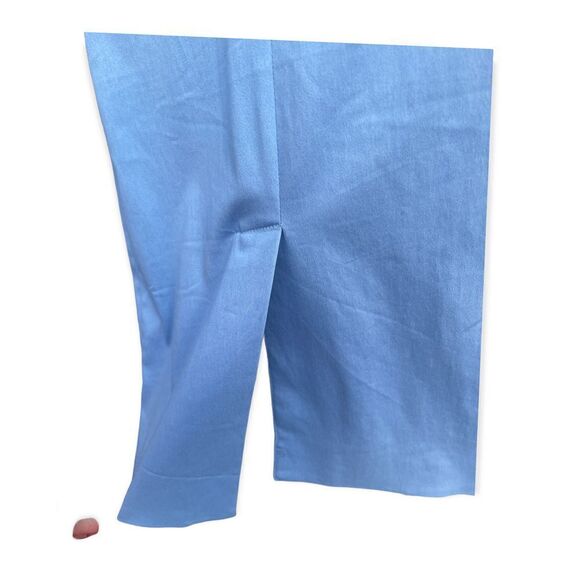 Worthington Woman Strech Vintage Light Blue Mid Length Trench Coat Size 24 Plus - Picture 4 of 12